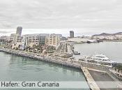 Hafen Gran Canaria (AIDAcara_Boardcam)